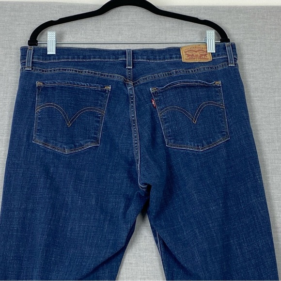 Levi's Classic Straight Blue Jeans Sz 14 - Picture 4 of 13